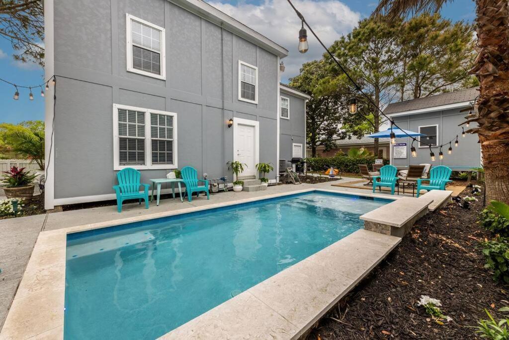 5/3 With A Heated Pool 2 Min From Beach, Updated Galveston Bagian luar foto
